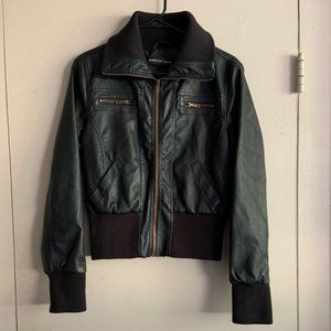 Faux Leather Jacket